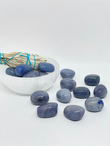 Blue Quartz Tumbled