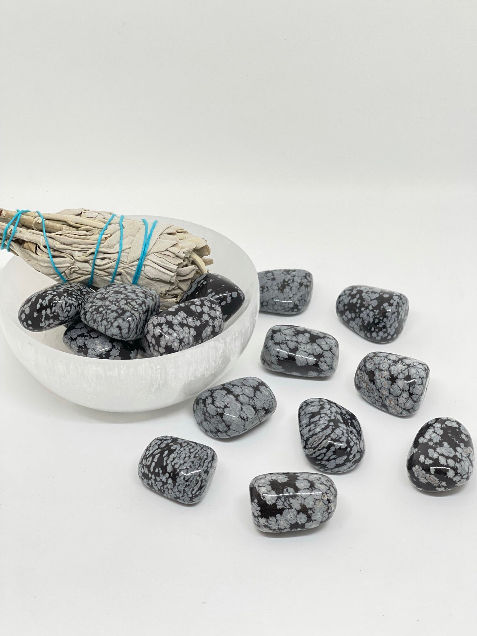 Snowflake Obsidian Tumbled