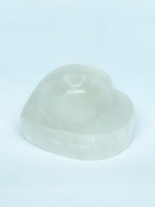 Selenite Heart Bowl 1.5kg