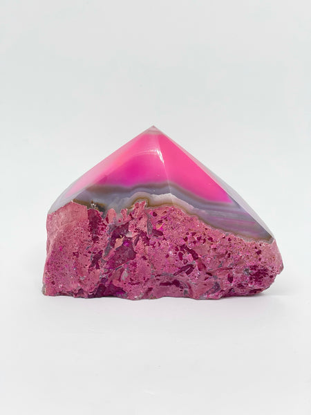 Pink Agate Cut Point