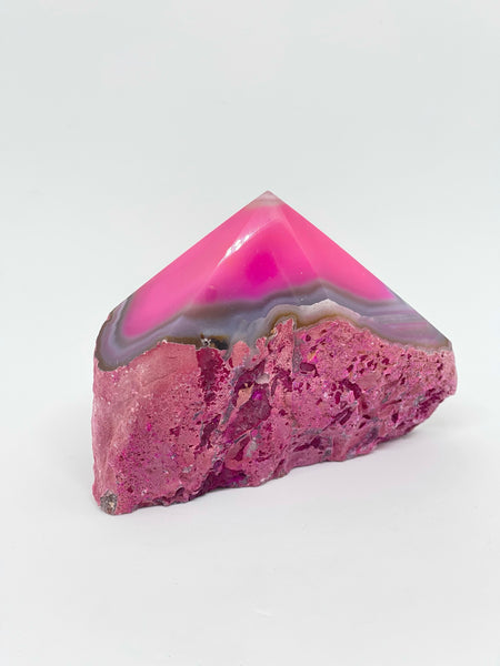 Pink Agate Cut Point