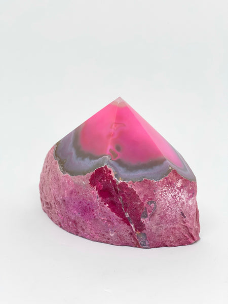 Pink Agate Cut Point