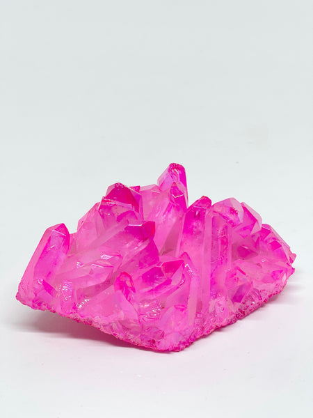 Pink Aura Quartz Cluster 262g