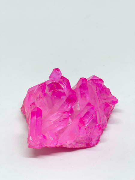 Pink Aura Quartz Cluster 262g