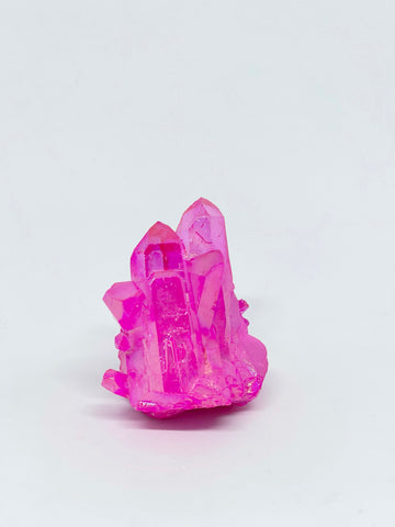 Pink Aura Quartz Cluster 105g