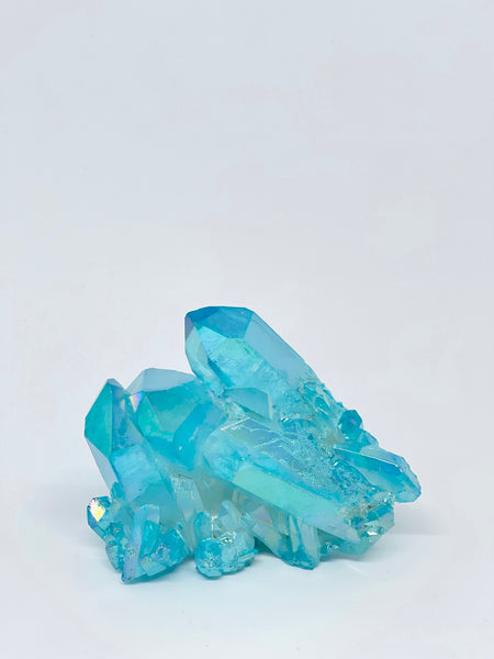 Aqua Aura Quartz Cluster 190g