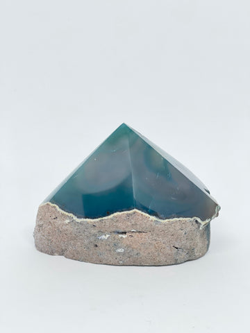 Teal Agate Cut Point