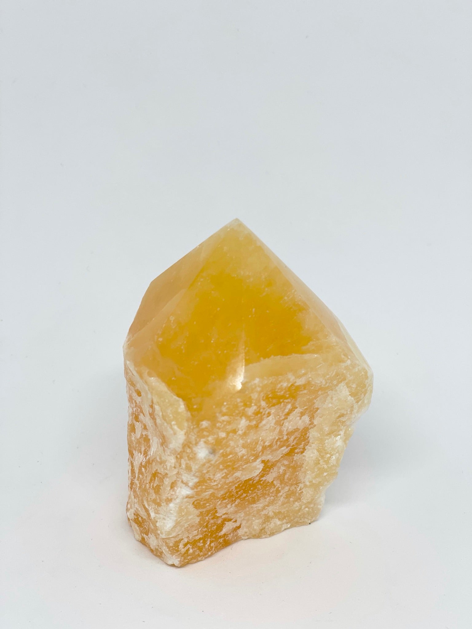 Orange Calcite Cut Point 8cm