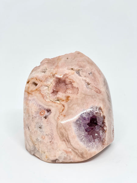 Pink Amethyst Standing Geode 625g