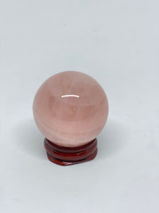 Rose Quartz Sphere with Stand