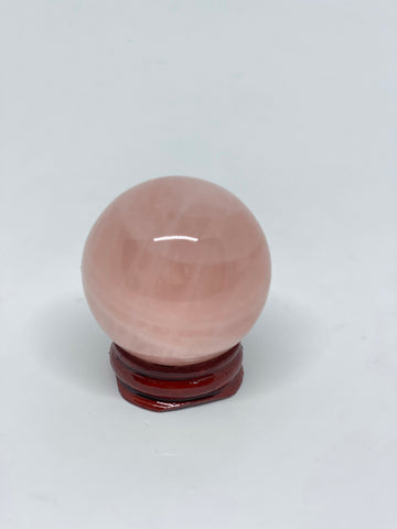 Rose Quartz Sphere with Stand