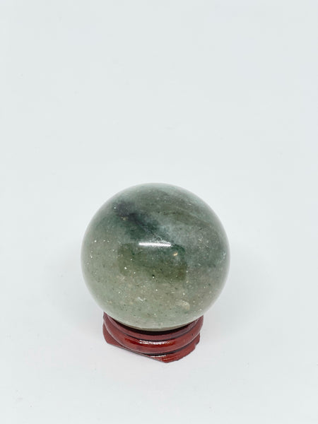 Green Aventurine Sphere + Stand