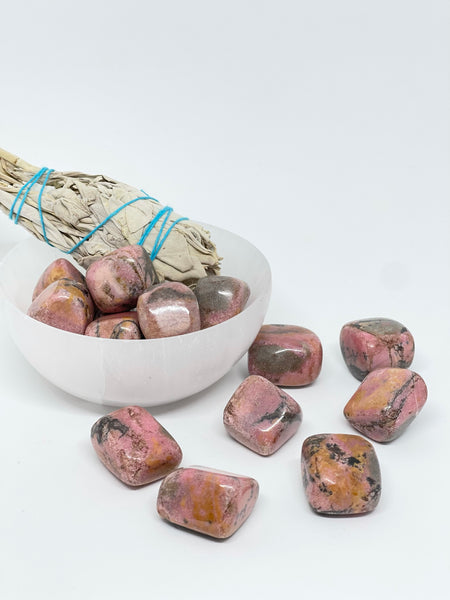 Rhodonite Tumbled A-grade