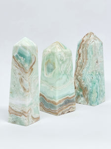 Caribbean Blue Calcite and Aragonite Generator Tower